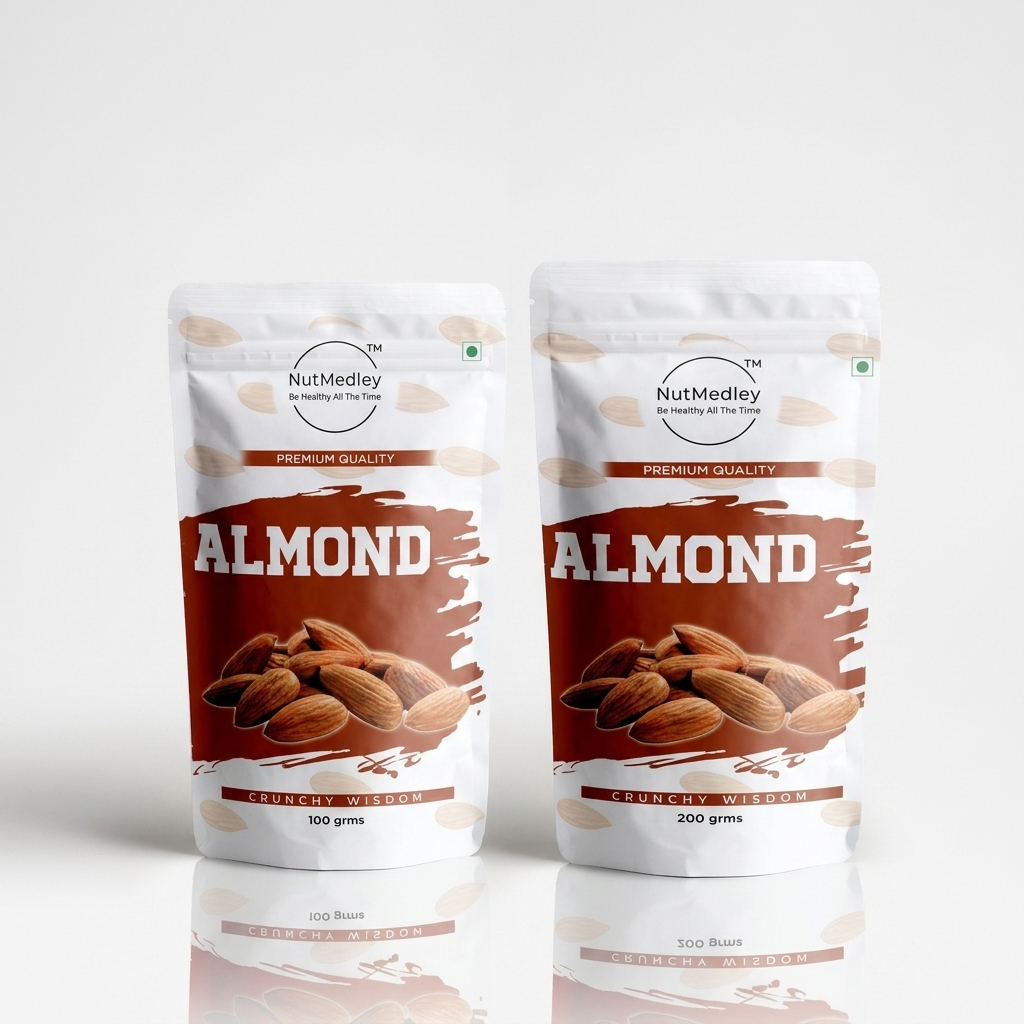 Premium Almonds 100g - NUTMEDLEY